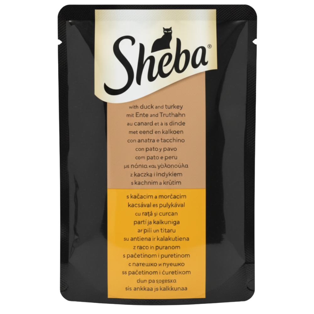 Sheba Wet Food for Cat with Duck & Turkey 85g Petfast.shop Sheba Cat Food Wet Food petfast.shop Egypt PSH3540S Default Title 120.00