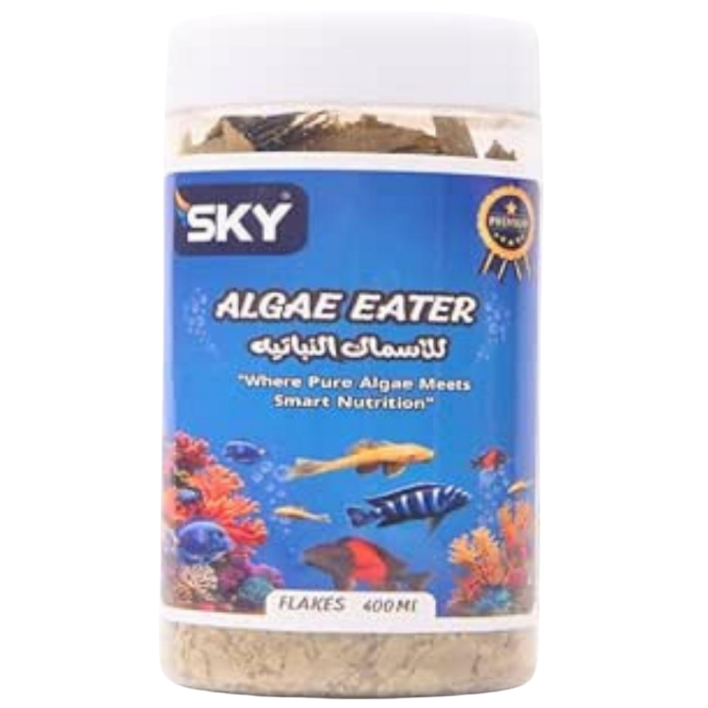 sky algae eater flakes 400 ml Petfast.shop Sky Egypt Brand Fish petfast.shop Egypt PSK2481S Default Title 110.00