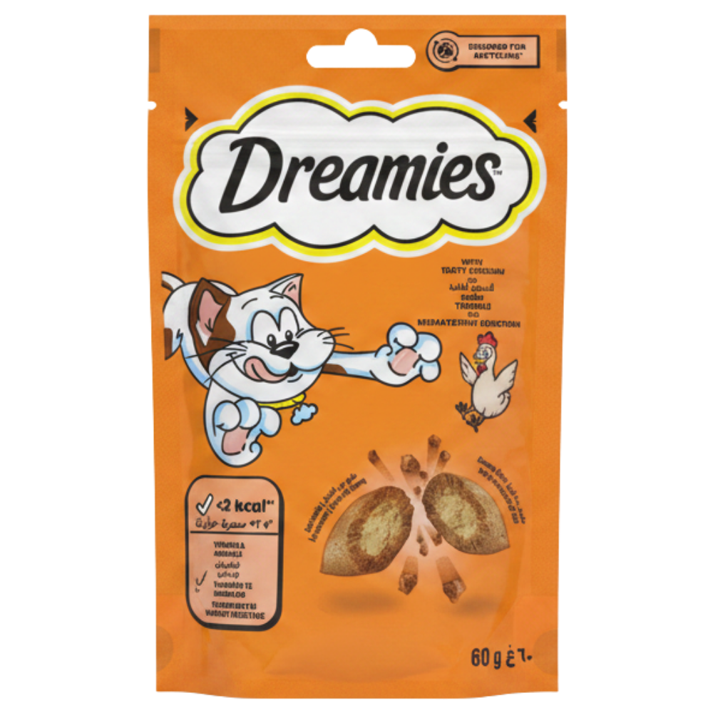 Dreamies Cat Treat Chicken Flavors 60g