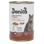 Bonita Wet Food Liver Chunks In Gravy 400 G Petfast.shop bonita Cat Food Wet Food petfast.shop Egypt PBO5963S Default Title 100.00