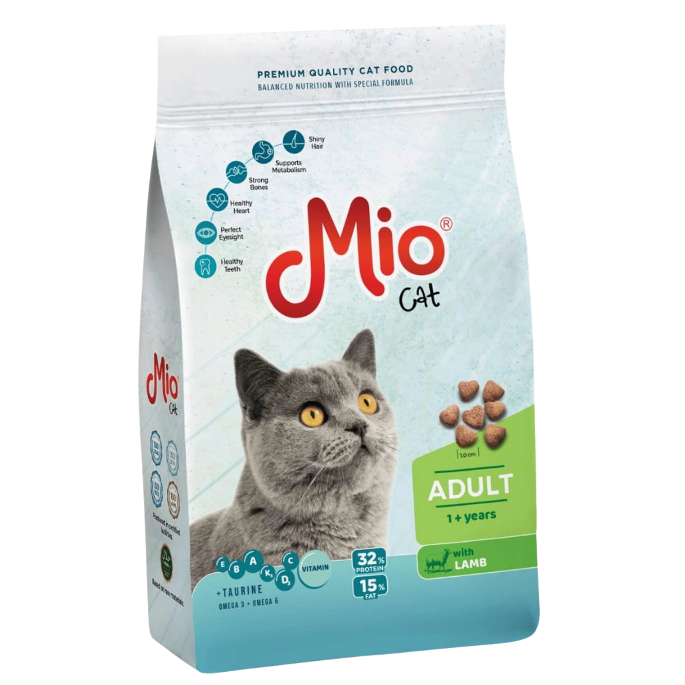 Mio Adult Cat Dry Food With Lamb 1 kg Petfast.shop Mio Cat Dry Food Food petfast.shop Egypt PMI2830S Default Title 290.00