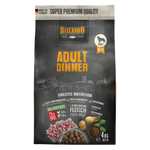 Belcando dog food package for adult dinner on a white background