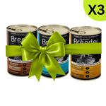 3X Breeder Wet Food For Adult Dog ( Chicken-Chicken With Beef-Chicken With Liver )400 G Petfast.shop Breeder Bundles Dog Exclude Food Wet Food petfast.shop Egypt 100.00
