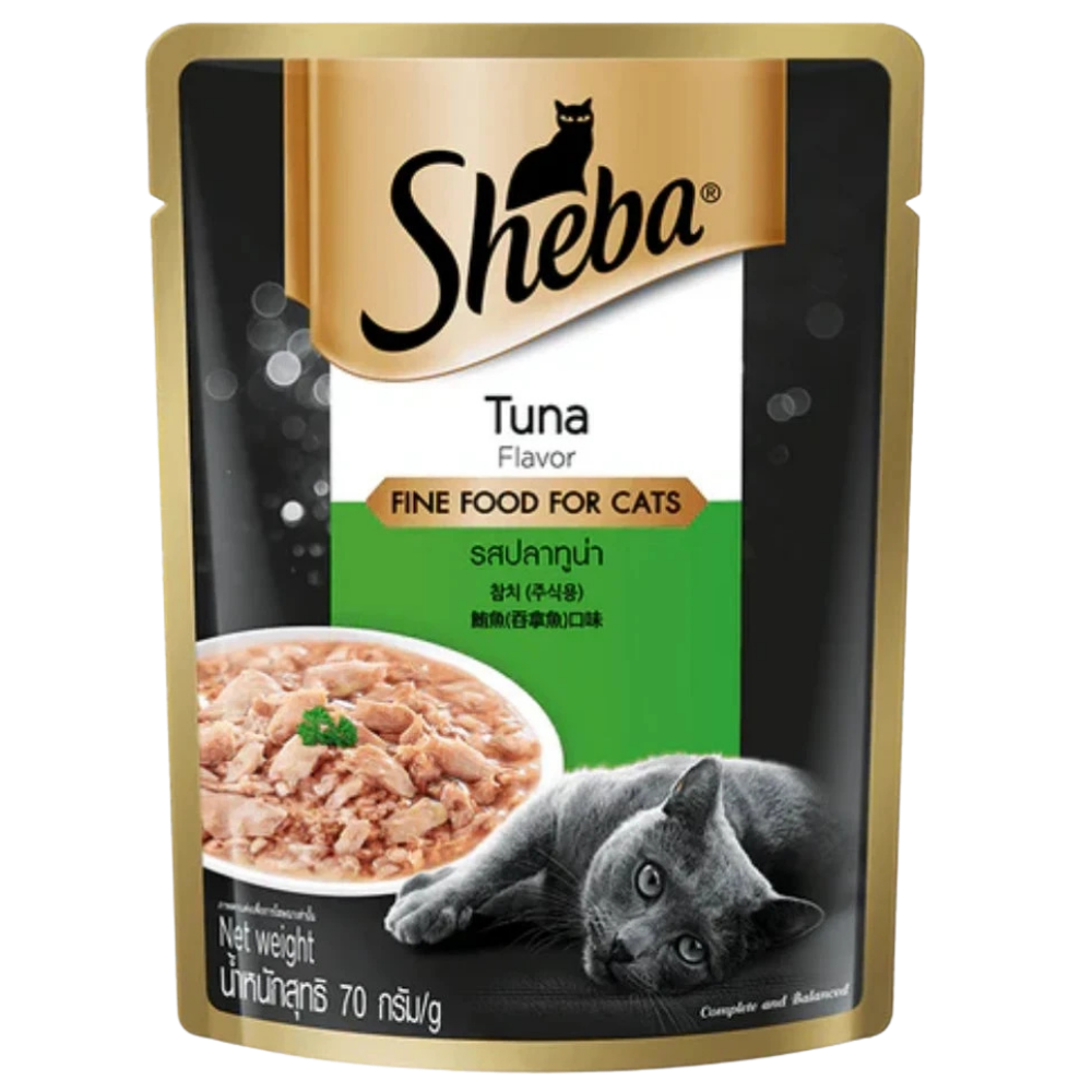 Sheba Premium Cat Food Tuna 70g