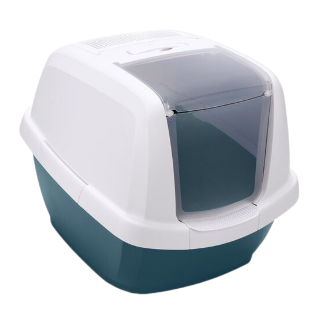 IMac Maddy Closed Litter Box With Scoop 45 Cm * 55 Cm Petfast.shop IMac Box & Accessories & Litter Cat Litter Box & Accessories petfast.shop Egypt PIM5894S Blue 3350.00