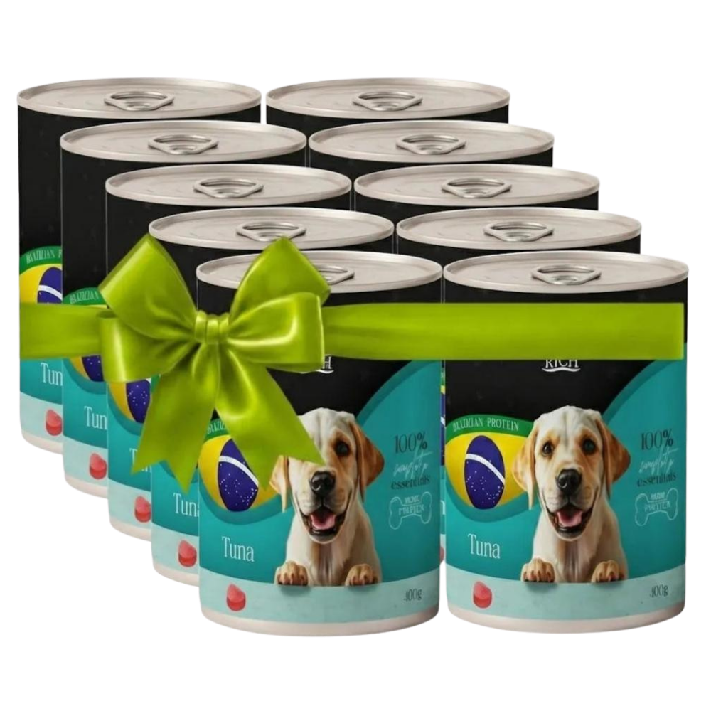 GET 9 +1 Free Rich Dog food Tuna 400G Petfast.shop Rich Bundles Dog Egypt Brand Exclude Food Wet Food petfast.shop Egypt PGE4606S Default Title 405.00