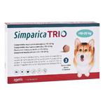 Simparica Zoetis Trio Flea And Tick Chewable Tablets for Dogs (10-20 kg) 1 Tablet Petfast.shop Simparica Dog Flea & Tick Pharmacy petfast.shop Egypt 8436025881881 Default Title 850.00