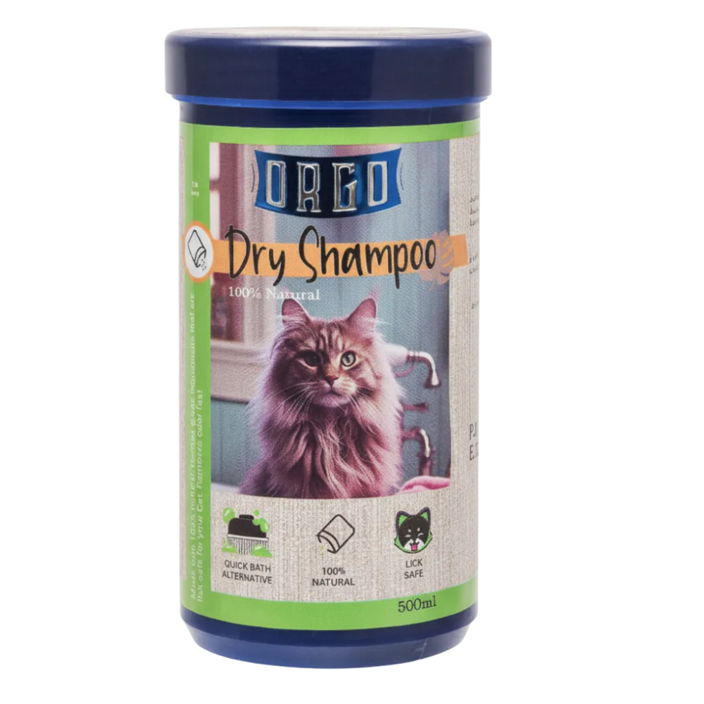 Orgo Dry Shampoo For Adult Cat 500 Ml