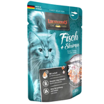 BUY 9 + 1 FREE Leonardo Wet Food Adult Cat With Fish And Shrimps 85 G