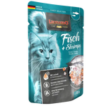 Leonardo Wet Food Adult Cat With Fish And Shrimps 85 G