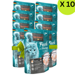 BUY 9 + 1 FREE Leonardo Wet Food Adult Cat With Fish And Shrimps 85 G Petfast.shop Leonardo Bundles Cat Exclude Food Wet Food petfast.shop EgyptDefault Title 945.00