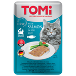 Tomi Super Premium Cat Food With Salmon In Egg Jelly 100 G