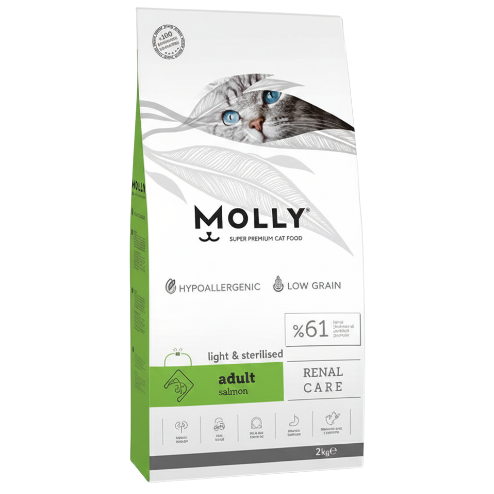 Molly Cat Food Renal Care with Salmon 2Kg