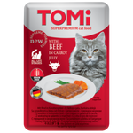 Tomi Super Premium Cat Food With Beef In Carrot Jelly 100 G Petfast.shop Tomi Cat Food Wet Food petfast.shop Egypt PTO5112S Default Title 55.00