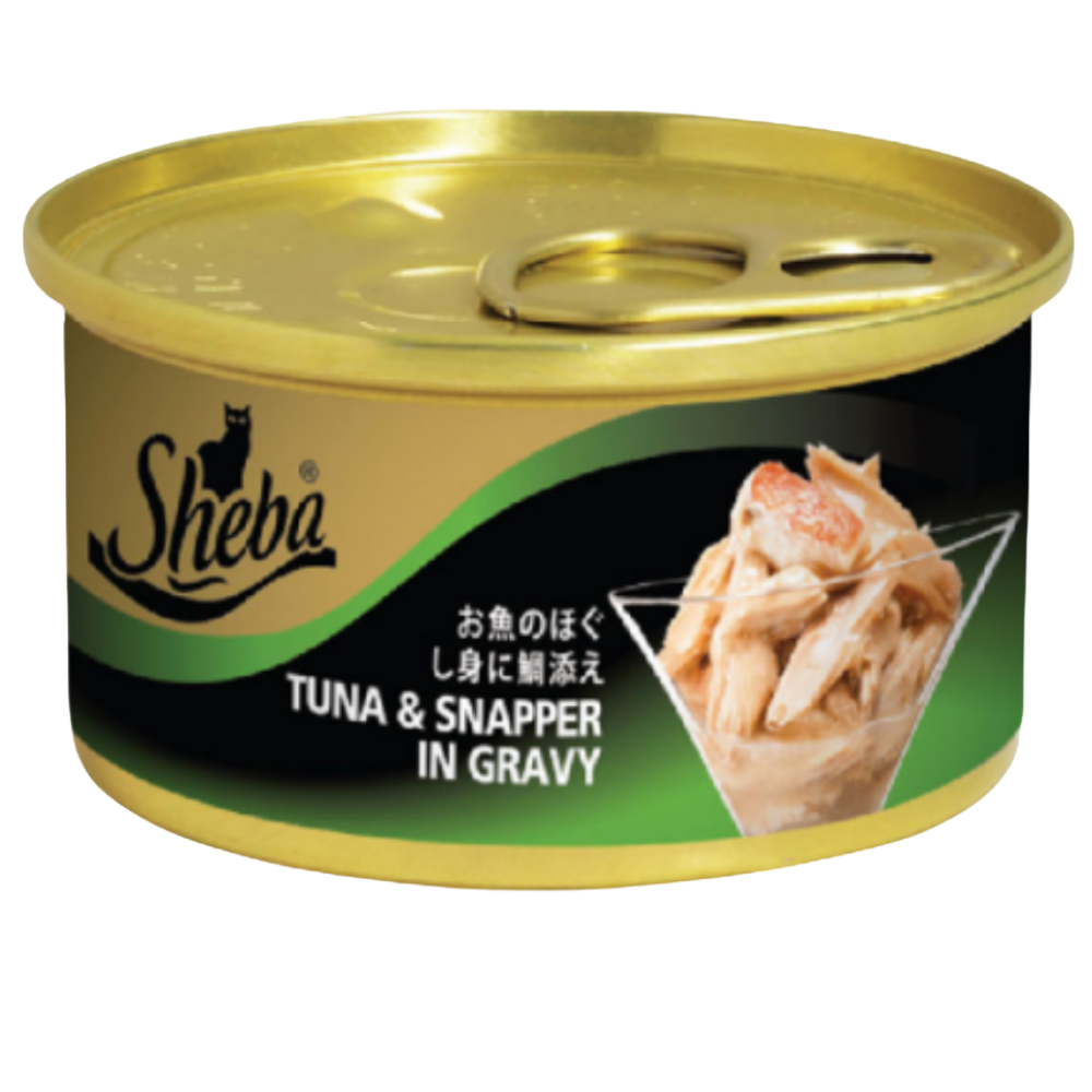 Sheba Wet Food Tuna & Snapper In Gravy For Adult Cat 85G Petfast.shop Sheba Best Selling Cat Food Wet Food petfast.shop Egypt PSH4556S Default Title 199.00