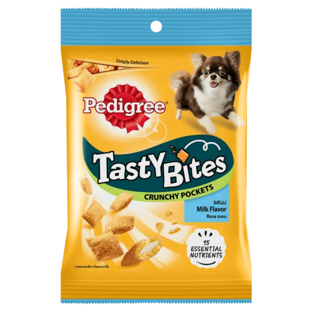 Pedigree Treat For Dogs Tasty Bites Milk Flavor 60G Petfast.shop Pedigree Biscuit Treat Dog Exclusive Food Treats petfast.shop Egypt PPE4756S Default Title 190.00