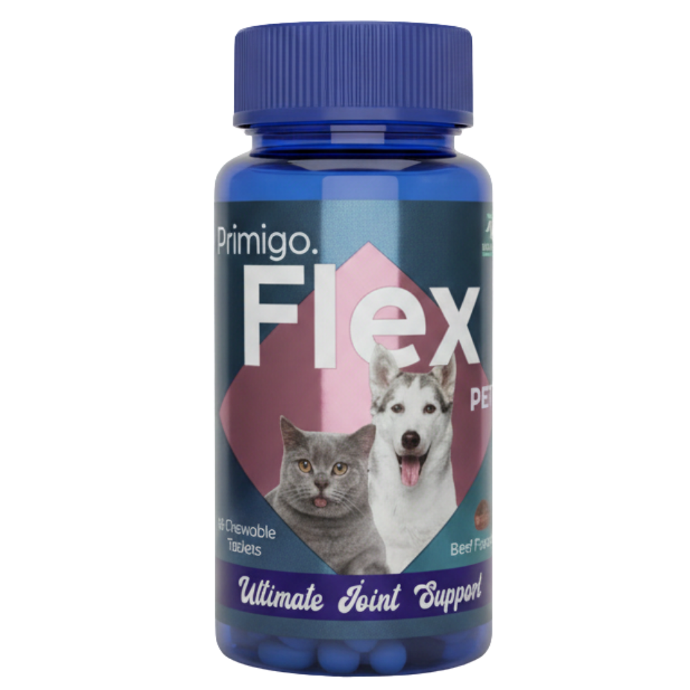 Primigo Flex Pets with Beef Flavor 60 Chewable Tablets Petfast.shop eva pharma Cat Dog Pharmacy Vitamins & Supplements petfast.shop EgyptDefault Title 845.00