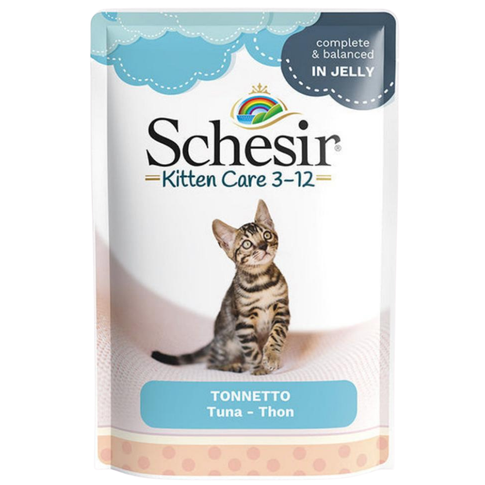 Schesir Kitten tonnetto in gelatina 85g in busta Petfast.shop Schesir Cat Food Kitten Wet Food petfast.shop Egypt 3070103 Default Title 220.00