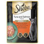 Sheba Premium Cat Food Tuna & Salmon 70g