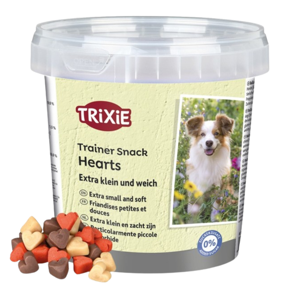 Trixie Treat For Dog Trainer Snack Hearts With Chicken , Lamb And Salmon 200 G Petfast.shop Trixie Chewy Treat Dog Treats petfast.shop EgyptDefault Title 625.00
