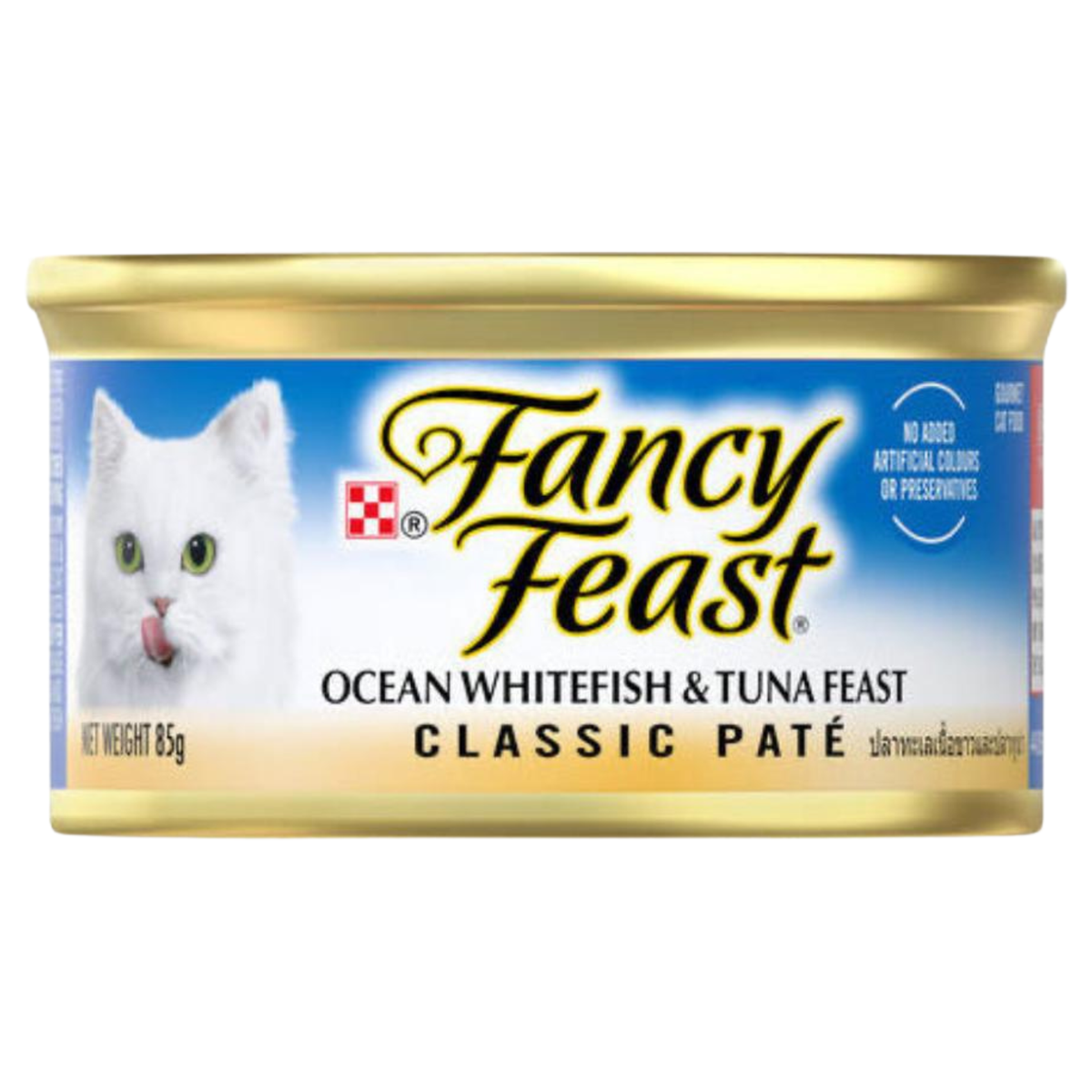 Fancy Feast Classic Paté Ocean Whitefish & Tuna Feast 85g