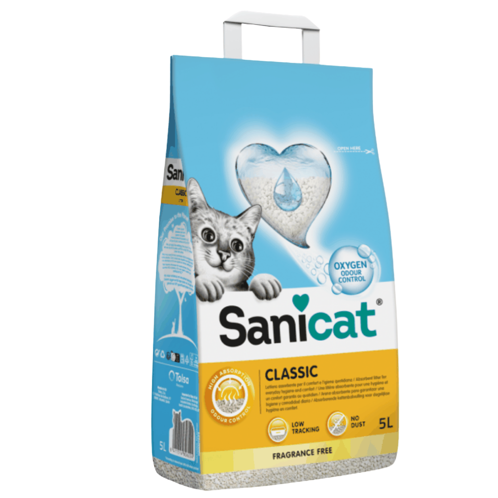 Sanicat Classic Fragrance Free Petfast.shop Sanicat Box & Accessories & Litter Cat Litter petfast.shop Egypt PSA4125S 16L 550.00