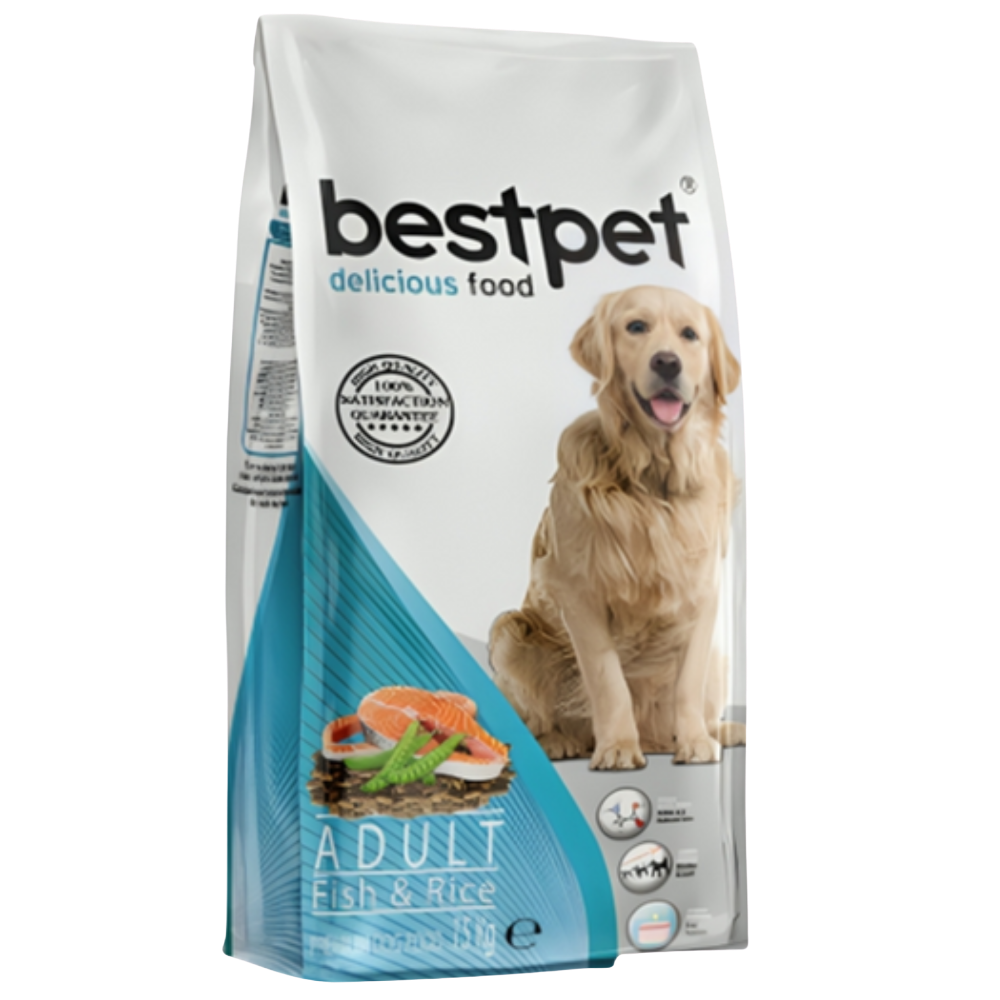Best Pet Adult Dog With Fish & Rice 15kg Petfast.shop Bestpet Dog Dry Food Food petfast.shop Egypt P55062400.00