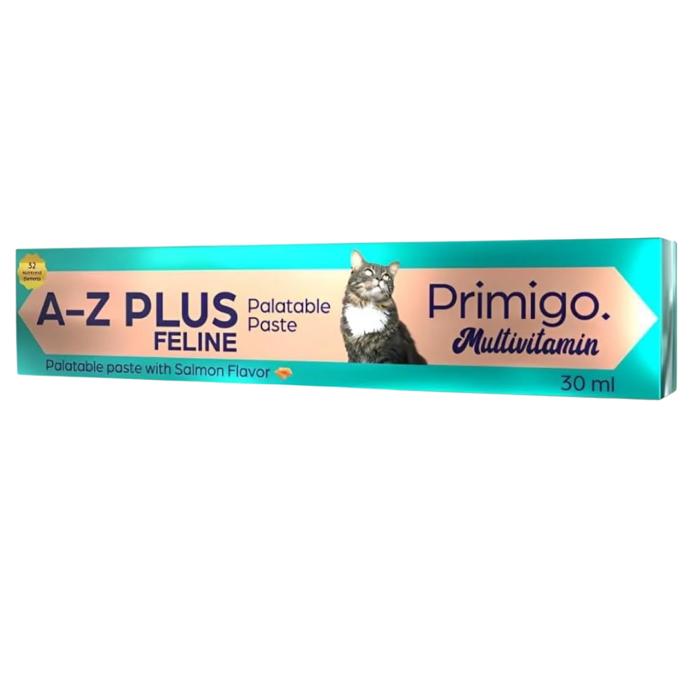 Primigo A-Z Plus Feline Multivitamin - Salmon Flavor Palatable Paste 30 ml Petfast.shop eva pharma Cat Pharmacy Vitamins & Supplements petfast.shop EgyptDefault Title 395.00