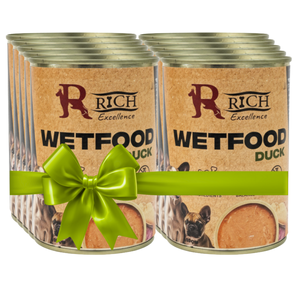 Buy 9 Get 1 Free Rich Excellence Dog Duck Can 400g Petfast.shop Rich Bundles Dog Exclude Food Wet Food petfast.shop Egypt PBU4929S Default Title 450.00