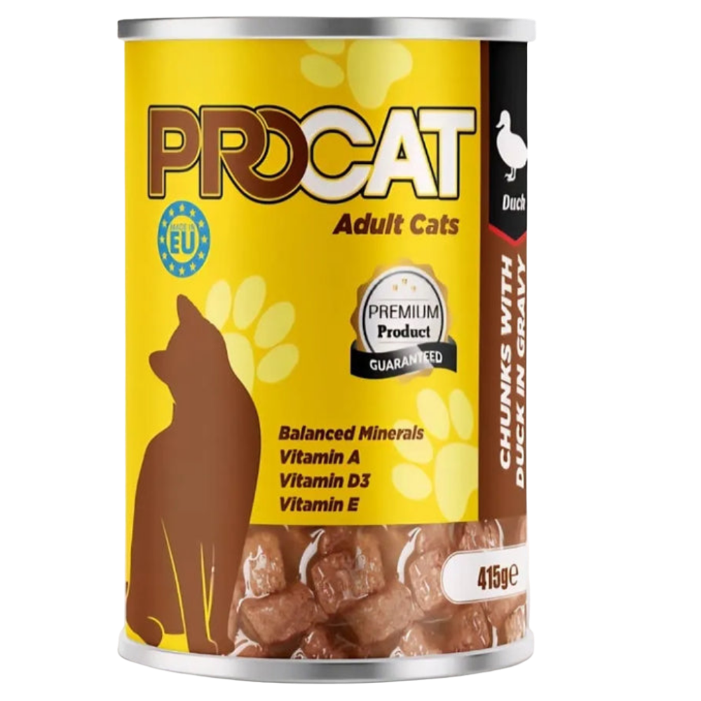 Procat Wet Food For Adult Cat Duck 415G