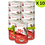 BUY 9 + 1 FREE Mio Cat Wet Food with Beef 400g Petfast.shop Mio Cat Bundles Cat Exclude Food Wet Food petfast.shop Egypt 765.00