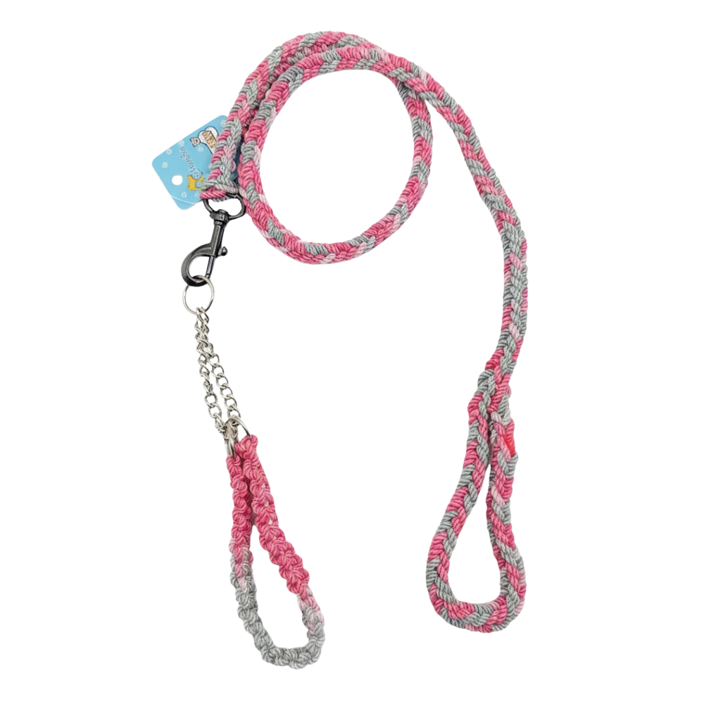 MouSsa Hand Made Nylon Pet Collars Dog Rope Leash S Petfast.shop MouSsa Dog leash & Coller & Harness Supplies petfast.shop Egypt PMO2970S pink 150.00