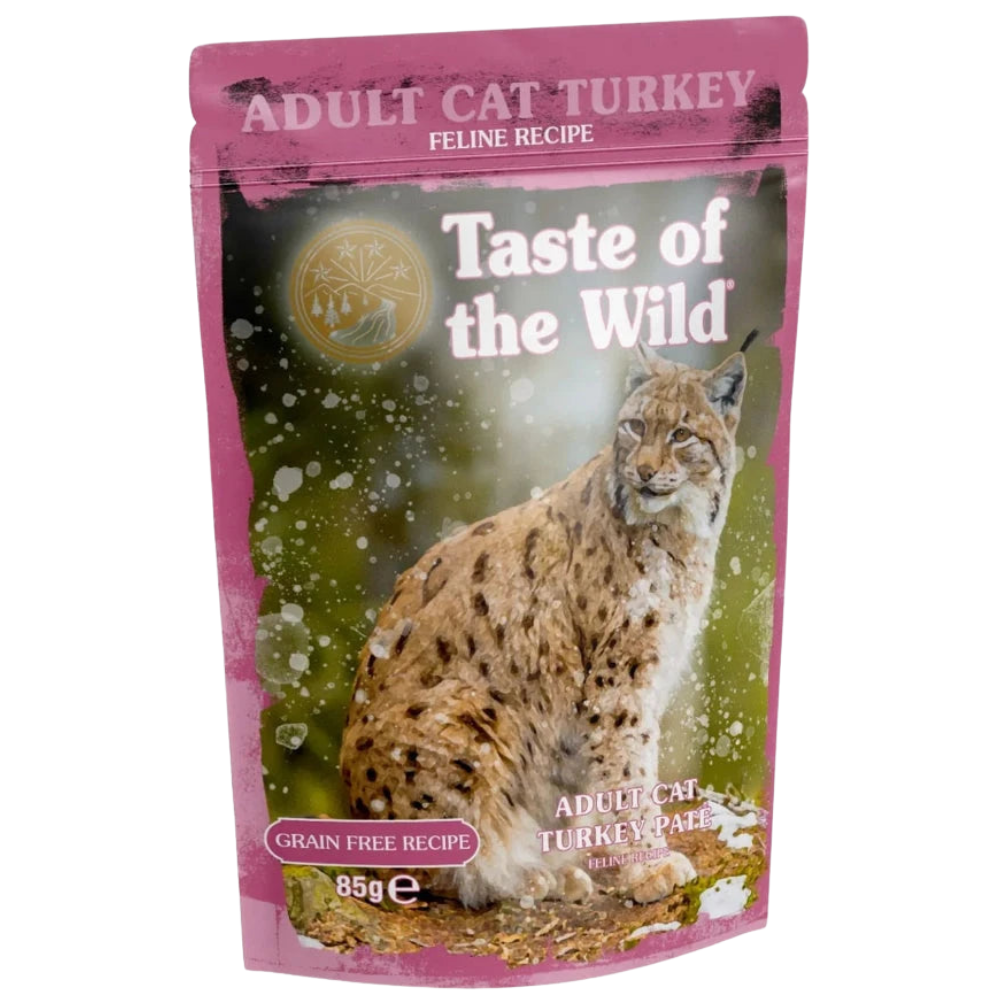 Taste of the Wild Adult Cat Turkey Pate Pouch 85g Petfast.shop Taste of the Wild Cat Exclusive Food Wet Food petfast.shop EgyptDefault Title 145.00