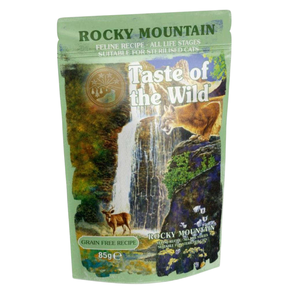 Taste of the Wild Rocky Mountain Pouch 85g Petfast.shop Taste of the Wild Cat Exclusive Food Wet Food petfast.shop EgyptDefault Title 145.00