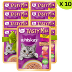 BUY 9 + 1 FREE Whiskas Wet Food for Adult Cat Tasty Mix Gravy with Chicken, Tuna & Carrot 70g Petfast.shop Whiskas Bundles Cat Exclude Food Wet Food petfast.shop Egypt 990.00