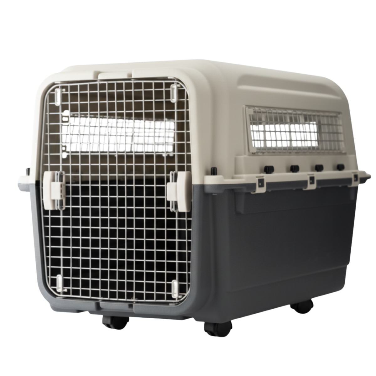 Naomi IATA Pet crate with wheels Petfast.shop Naomi Carriers & Travel Accessories Dog Supplies petfast.shop Egypt PNA2400S8775.00