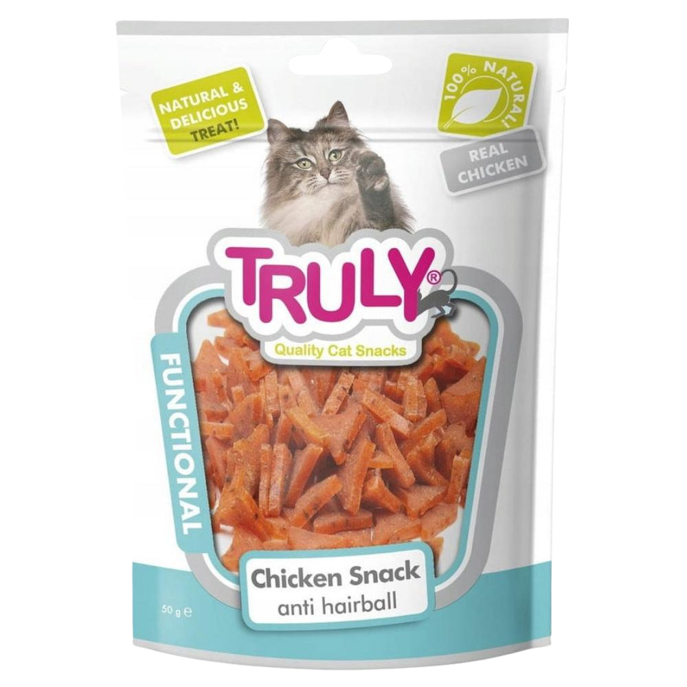 Truly Snack Cat Chicken Snacks Anti Hairball 50g