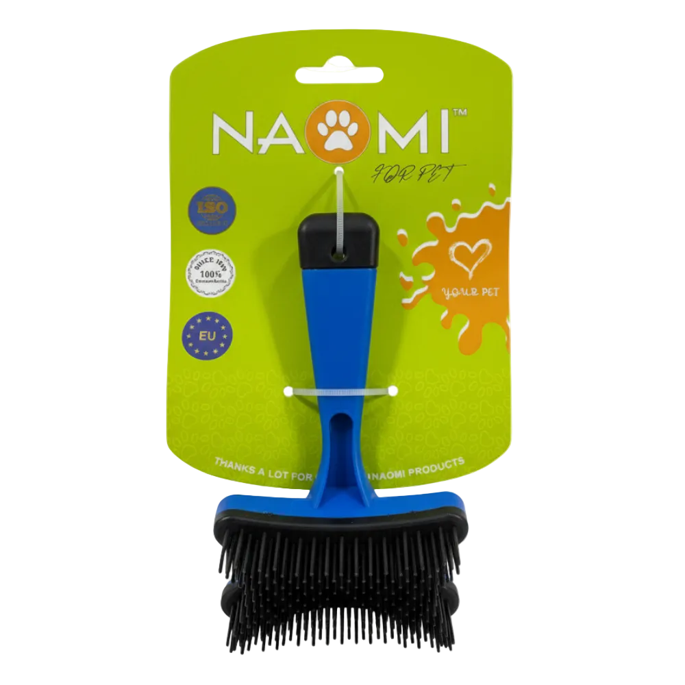 Naomi Pet brush Blue Petfast.shop Naomi Brushes Combs and Clippers Cat Dog Grooming Kitten Puppy Summer petfast.shop Egypt PNA2361S110.00
