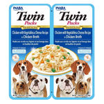 Twins Packs Chicken with Vegetables & Cheese for dogs 80g
