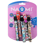 Naomi XS Assorted Cat Collars with Bells 5 per pack Petfast.shop Naomi Cat leash & Coller & Harness Supplies petfast.shop Egypt 6975213981535450.00
