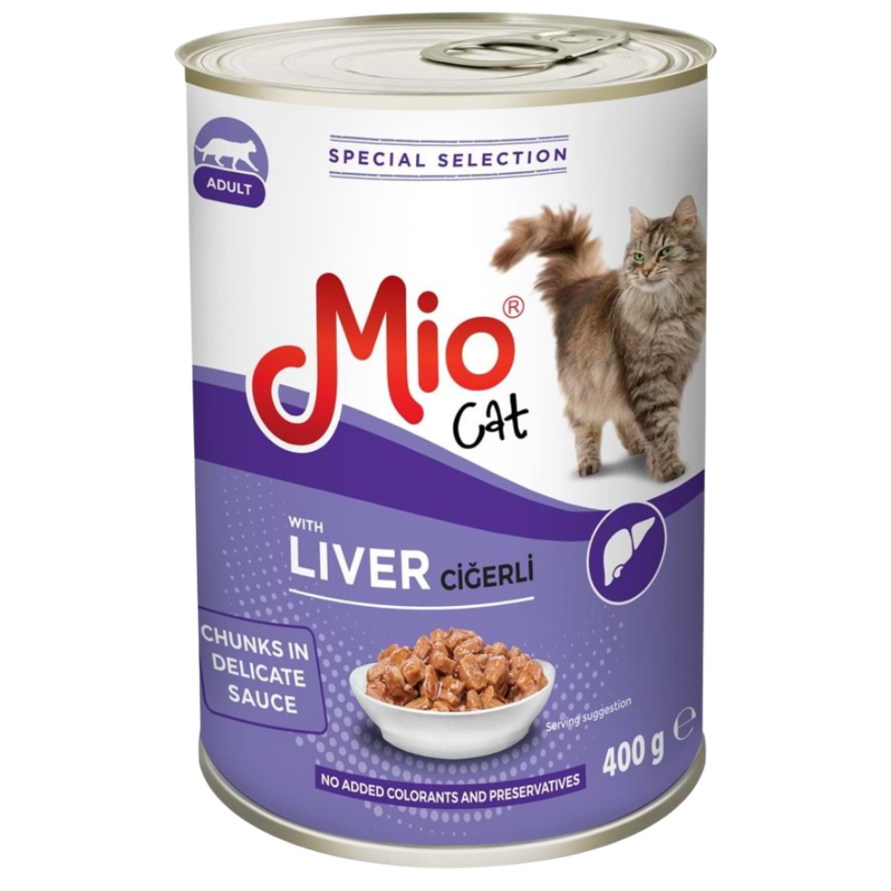 Mio Cat Wet Food with Liver 400g