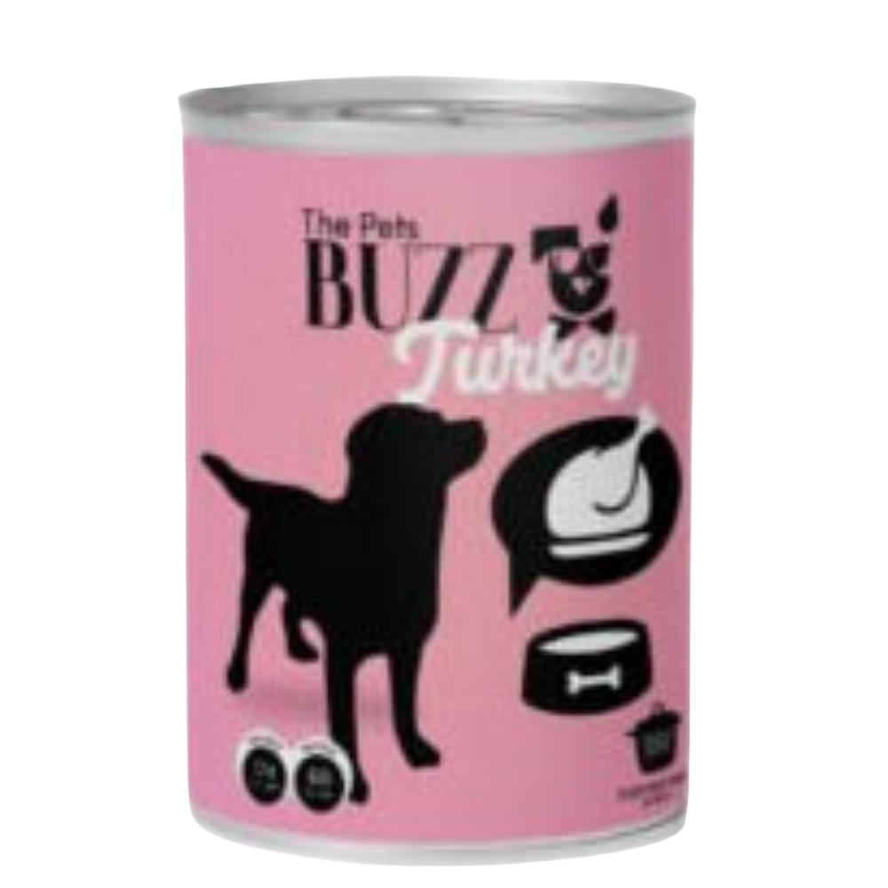 The Tail Buzz Turkey Dog Wet Food 400 gm Petfast.shop The Tail Buzz Dog Egypt Brand Food Wet Food petfast.shop Egypt PTH2390S Default Title 45.00