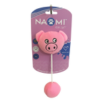 Naomi Pink Pig Plush Cat Toy Petfast.shop Naomi Cat Kitten Supplies Toys petfast.shop Egypt PNA2258S Default Title 100.00