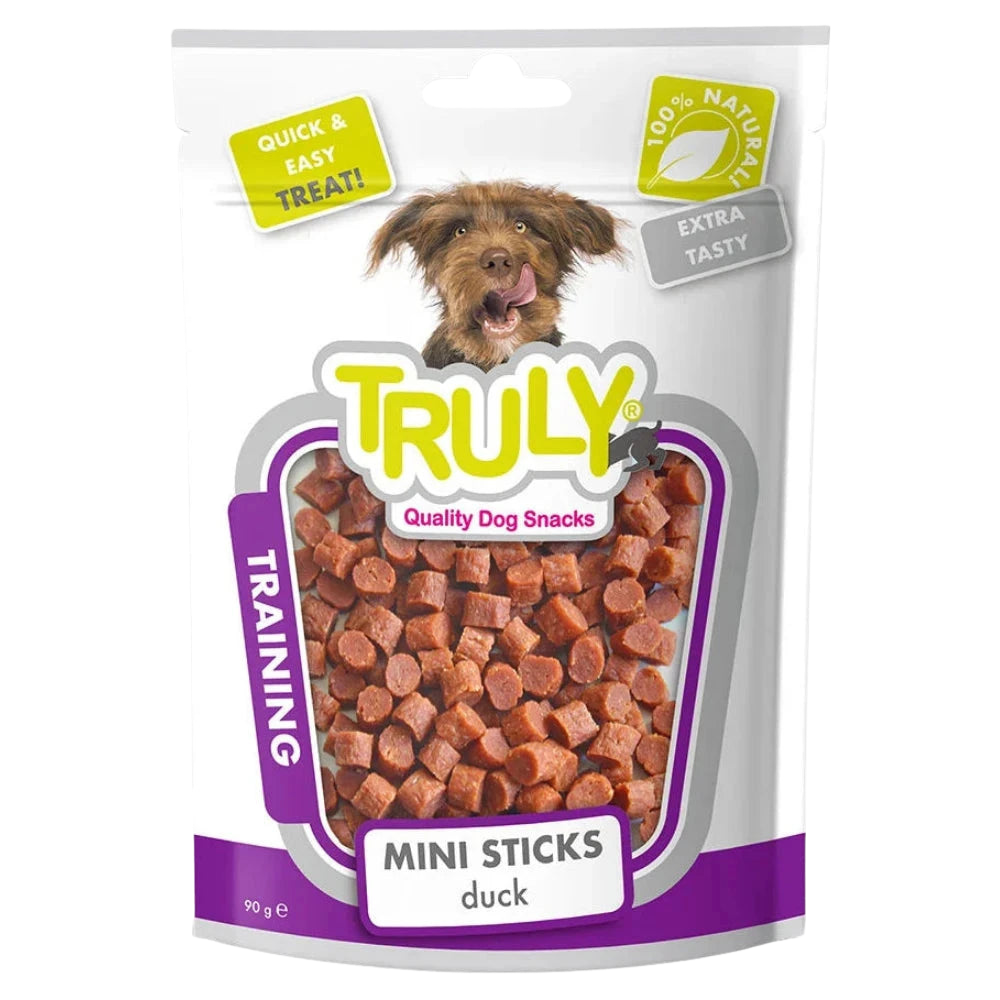 Truly Dog Snacks Training Mini Sticks Duck 90g