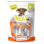 Truly Dog Snacks Delight Nibble Sticks Fish and Sweet Potato 90g