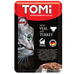 Tomi with Veal & Turkey Cat Wetfood (100G)