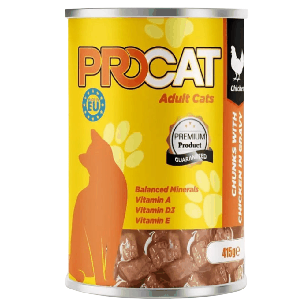 Procat Wet Food For Adult Cat Chicken 415G Petfast.shop ProCat Best Selling Cat Food Wet Food petfast.shop Egypt PPR4582S Default Title 75.00