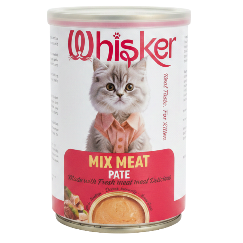 Whisker Wet Food For Kitten Mix Meat Pate 400 g Petfast.shop Whisker Cat Food Wet Food petfast.shop Egypt PWH5985S Default Title 50.00