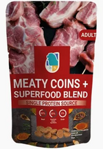 rich meaty coins 80 g ( beef ).