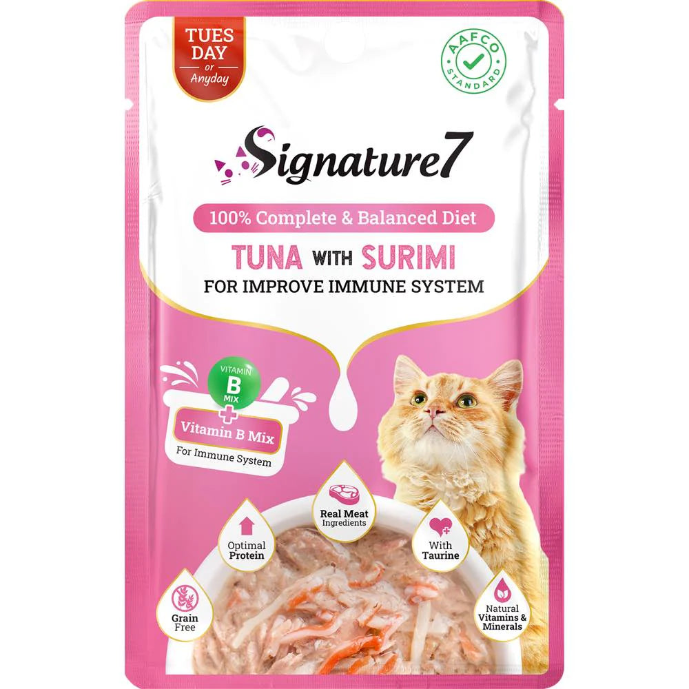 Signature7 tuna with surimi for improve immune system 50g.